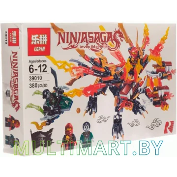 Конструктор Lepin 39010 Красный дракон Кая (380 деталей)